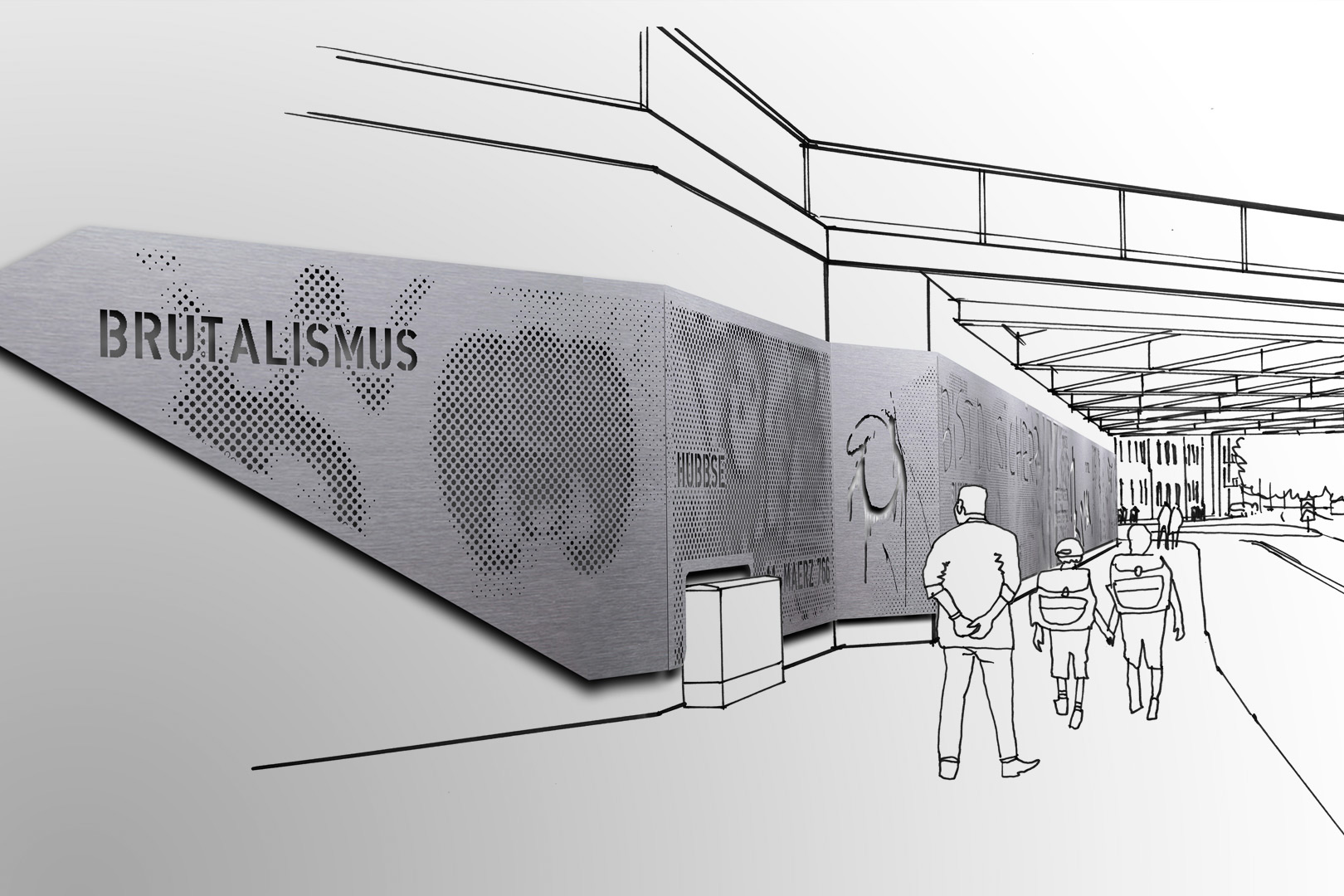 Deutsches Filmmuseum Frankfurt – Außenansicht Logo